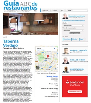 Taberna Verdejo - Publicado por Carlos Maribona