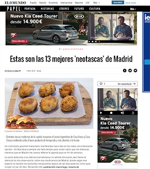 Estas son las 13 mejores 'neotascas' de Madrid