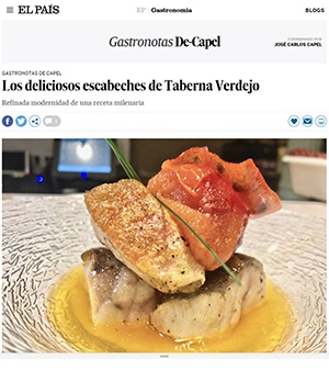 Los deliciosos escabeches de Taberna Verdejo