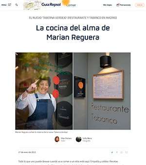 La cocina del alma de Marian Reguera